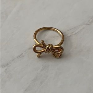 Gold Bow Ring